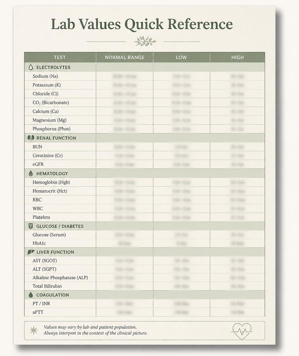 Printable charts